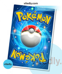 Pokemon Gaming Card Invitation, Pokemon Card Birthday Invitation, Pikachu Invitation, Pikachu Birthday