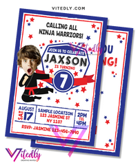 American Ninja Warrior Invitation