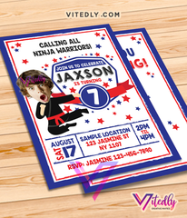 American Ninja Warrior Invitations