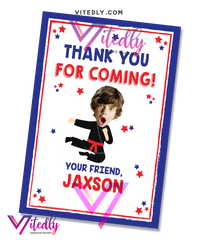 American Ninja Warrior Thank you card