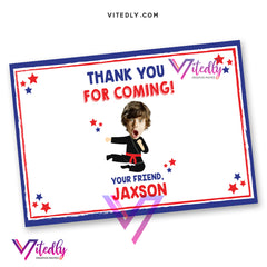 American Ninja Warrior Thank you card