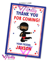 American Ninja Warrior Thank you card