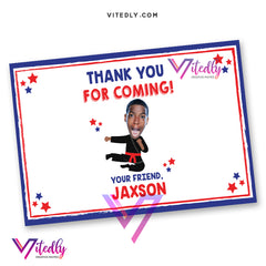 American Ninja Warrior Thank you card