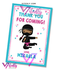 American Ninja Warrior Thank you card