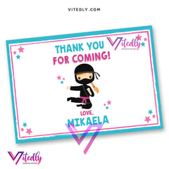 American Ninja Warrior Thank you card