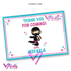 American Ninja Warrior Thank you card