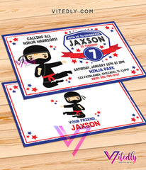 American Ninja Warrior Invitations