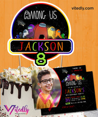 Among Us Cake Topper