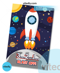 Astronaut Theme Back design