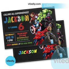 Avengers Invitation, Avengers Birthday, Avengers Invitation, Superhero Invitation, Superhero Avengers Birthday Invitation