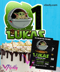 Baby Yoda Cake Topper