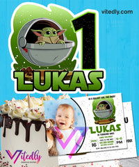 Baby Yoda Cake Topper