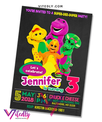 Barney Invitation