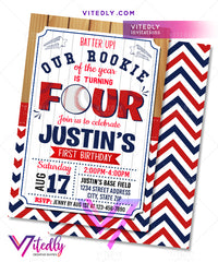 Baseball Invitations, Baseball Birthday Invitations, Baseball Party Invitation, Baseball Themed Birthday Party