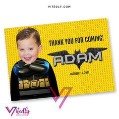 Batman Lego Thank you card