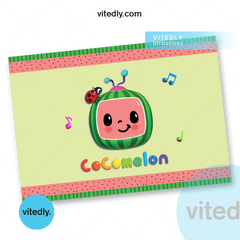 Cocomelon Back Design Birthday