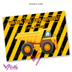 Construction Thank you card