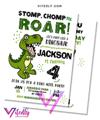 Dinosaur Invitation