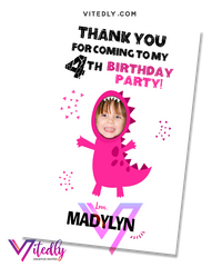 Dinosaur Thank you card