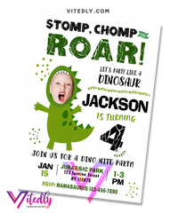 Dinosaur Birthday Invitation