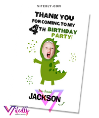 Dinosaur Thank you card