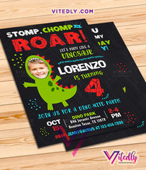 Dinosaur Invitations, Dinosaur Birthday Invitations, Dino Party Invitations