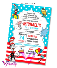 Dr Seuss Invitation