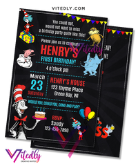 Dr Seuss Invitation