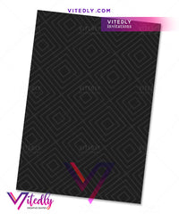 Elegant Graduation Announcement back design