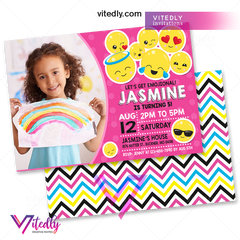 Emoji Birthday Party Invitation