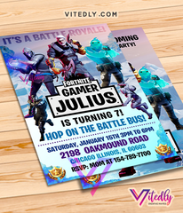 Fortnite Birthday Invitation Season 11