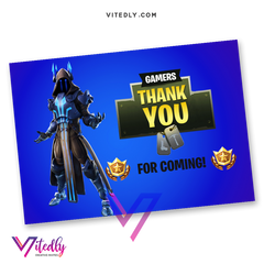 Fortnite Thank you card
