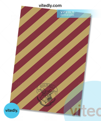 Harry Potter invitation back design