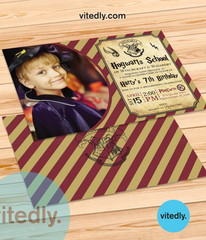 Harry Potter Birthday Invitation | Harry Potter Invitation
