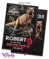 Jurassic World Invitation