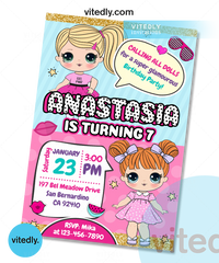 LOL Birthday Invitation, LOL Invitation