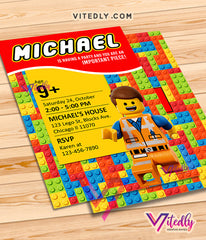 Lego Birthday Invitation