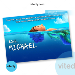 Luca Birthday Thank you card