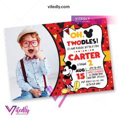 Mickey Mouse Invitation, Mickey Mouse Birthday Invitation!