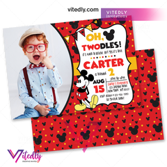 Mickey Mouse Invitation, Mickey Mouse Birthday Invitation!