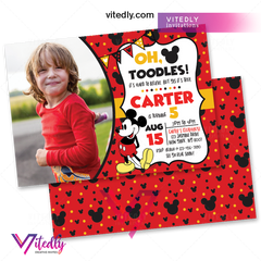 Mickey Mouse Invitation, Mickey Mouse Birthday Invitation!