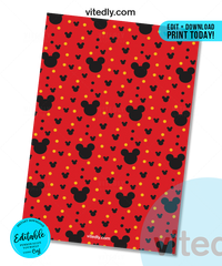 Mickey Mouse back design