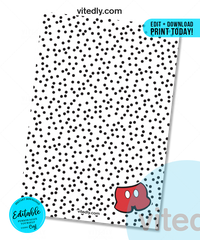 Mickey Mouse back design, Instant download