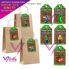 Minecraft Thank you Tags