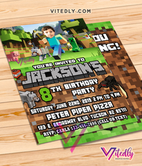 Minecraft Invitations