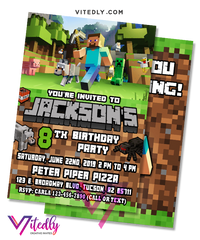 Minecraft Invitations