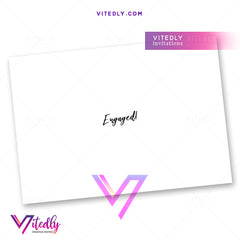 Minimalist Engagement back design