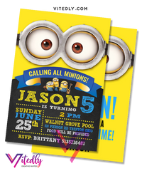 Minions Invitation