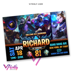 Mobile Legends Invitation