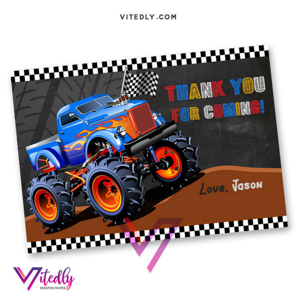 Monster Truck Invitation, Monster Truck Birthday Invitation – Vitedly monster-truck-invitation-monster-truck-birthday-invitation-vitedly